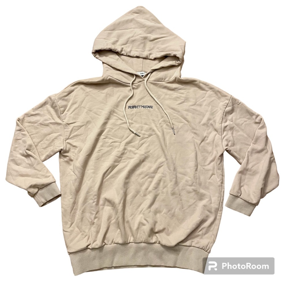 Adika Hoodie Sweatshirt Perfect Mistake Tan Medium